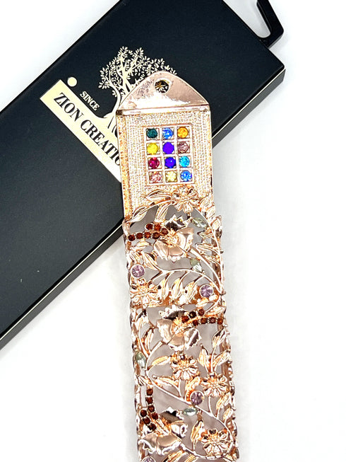 Contemporary Hoshen Breast Plate Mezuzah